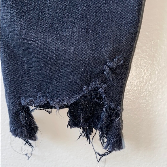 American Eagle Ne(x)t Level Ripped Hi-Rise Jegging Black Wash - Picture 5 of 13